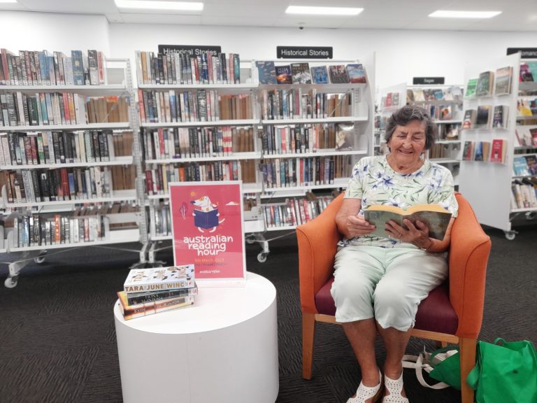 Reading Nook at Victoria Point Library Australia Reads